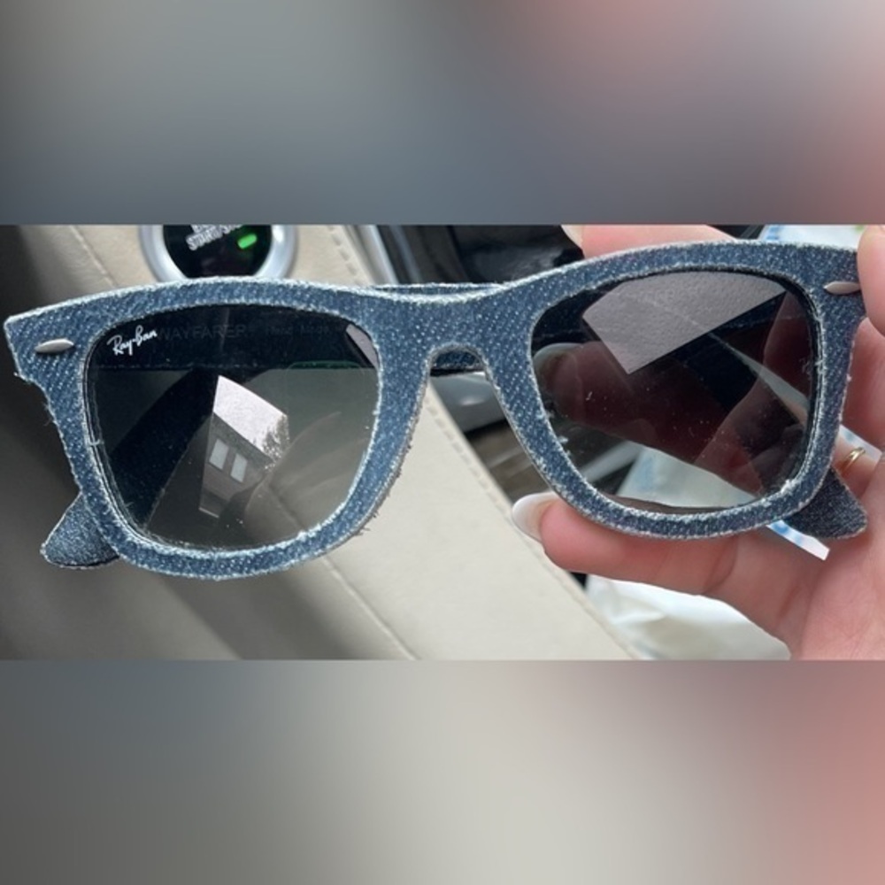 ORIGINAL WAYFARER DENIM SUNGLASSES